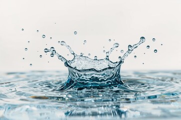 Background featuring water splash
