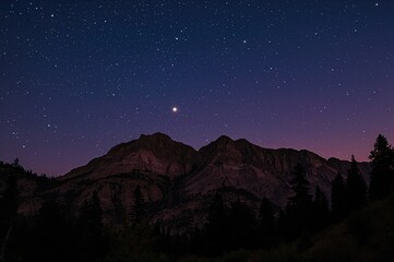 Beneath the nocturnal heavens in the Golden State