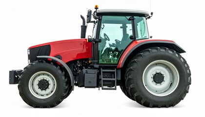 Tractor- A powerful vehicle used for various farm tasks, including plowing, tilling, 