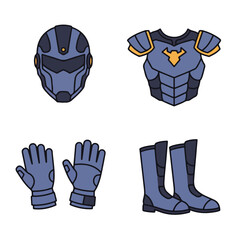 Presenting Futuristic Combat Outfit on Display