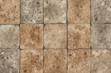 Naklejka premium Collection of twenty-four natural stone square textures for backgrounds and wallpapers