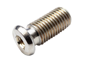 Motherboard screw isolated on white background