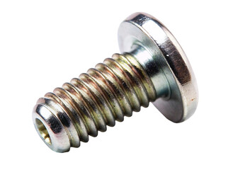 Motherboard screw isolated on white background