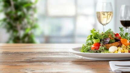 A sustainable catering service using seasonal and surplus ingredients, reducing environmental impact