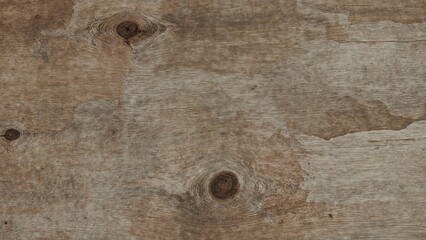 Aged wooden panel texture with visible knots, nail heads, and paint remnants