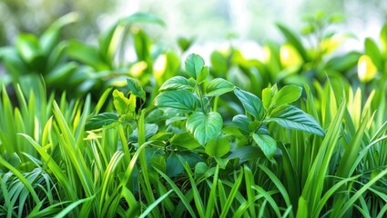 Obraz premium Amazing greenery with a breathtaking scene