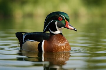 Obraz premium Details About the Wood Duck