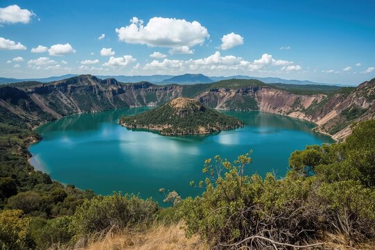 Volcanic Lake in the Mbeya Region