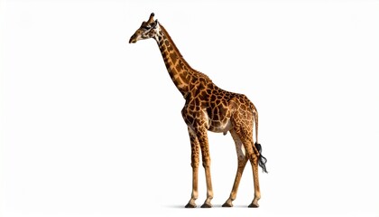 Obraz premium giraffe isolated on white