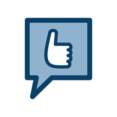 グッドサインのアイコンイラスト