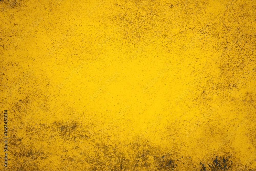 Poster textured yellow grunge background with rustic surface pattern