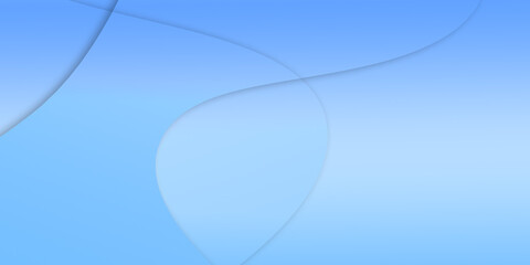 Abstract illustration background of curved waves in a blue gradient.