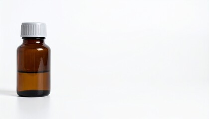 Medicine bottle . isolated on a white background.