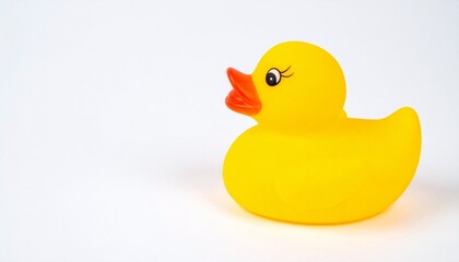 Rubber duck . isolated on a white background. 