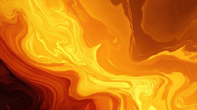 Abstract, fiery, liquid swirls