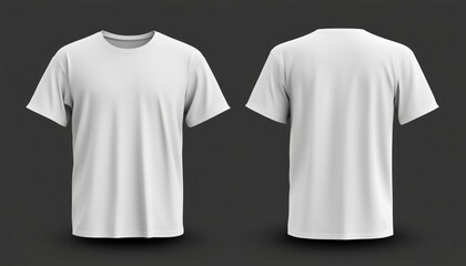 Photo-Realistic T-Shirt Template For Design Mockups: Create Professional Designs With Realistic T-Shirt Templates For Your Projects. Easy To Use.