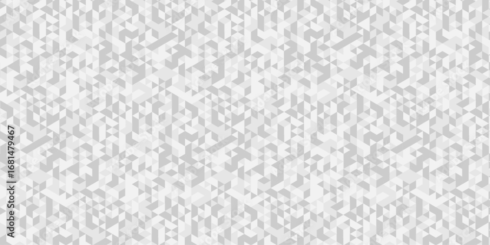 Poster geometric white, gray cube square low polygon texture wallpaper. abstract surface creative diamond p