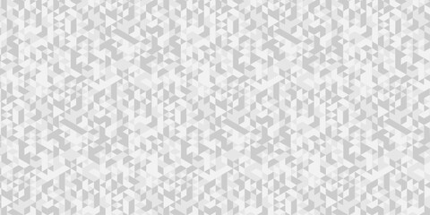 Geometric white, gray cube square low polygon texture wallpaper. abstract surface creative diamond pattern corporate. minimal creative polygon Mosaic triangle overlap texture background.	