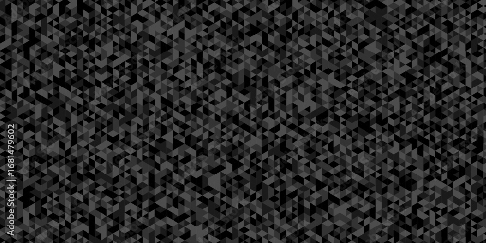 Poster geometric black and gray cube square low polygon texture wallpaper. abstract surface creative diamon