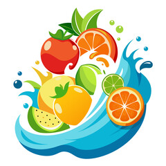 fruit wave splash