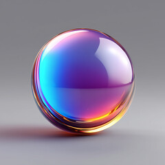 3d glossy sphere