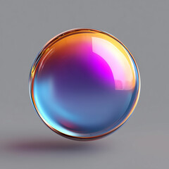 abstract glossy sphere