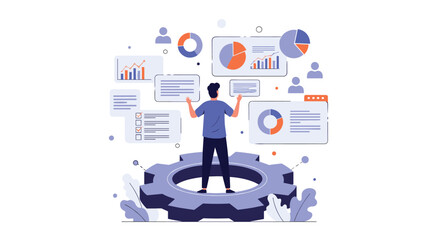 Analyzing business performance data and metrics for strategic growth and improvement strategies