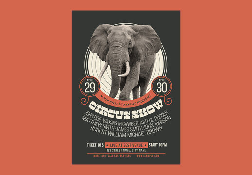 Circus Show Flyer