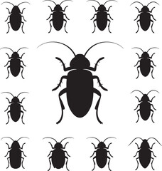 beetle silhouettes Collection silhouette illustration royalty free stock photos premium quality
