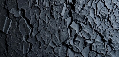 Dark, coarse-grained stone texture; rugged, uneven surface,   wallpaper,  grit