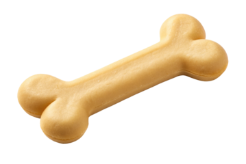 Cartoon style dog bone object close up studio shot high detail render