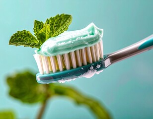 Brush your teeth with mint flavored toothpaste