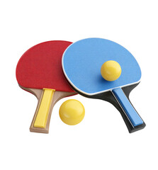 Two ping pong paddles and a ball (1)