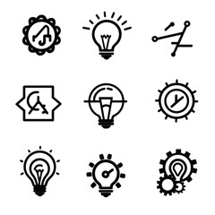 light bulb icons