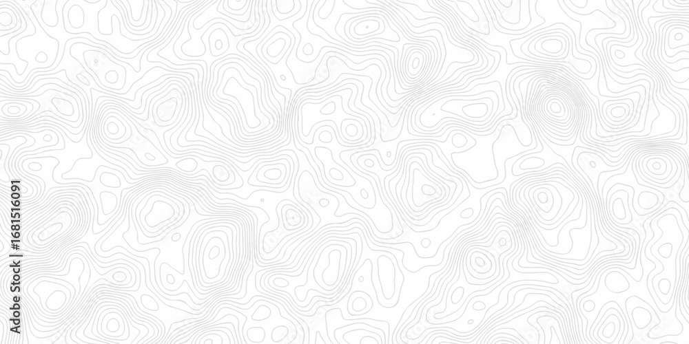 Poster geographic mountain relief. minimal lines background. contour maps. illustration, topo contour map d