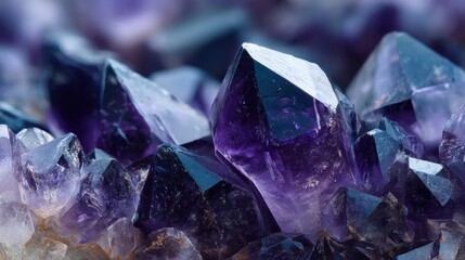 Close-up amethyst crystals (1)