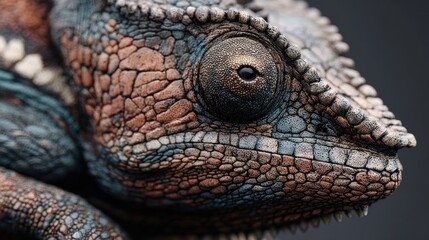 Close-up of a chameleon