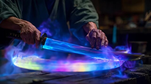 AI Empowered Micro Jobs: Witnessing the Creation of a Supernaturally Enhanced Glowing Blade