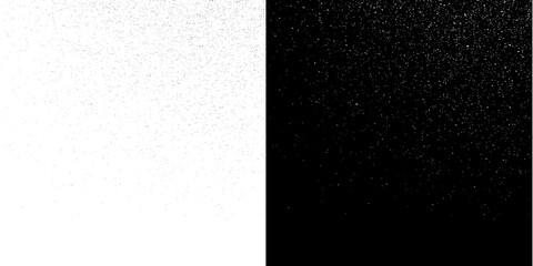 Snowflakes falling on a black background, isolated snowfall effect, festive Christmas background,...
