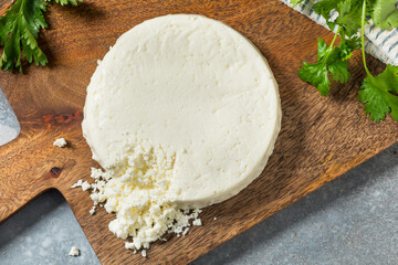 Organic Raw White Mexican Cotija Cheese