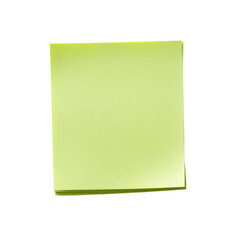 Vibrant Lime Green Sticky Notes Pad for Organized Workspaces