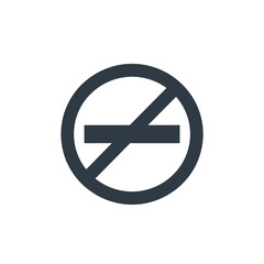 Obraz premium Prohibition Zone Sign: A stark, high-contrast rendering of a classic no entry symbol. A powerful visual statement.