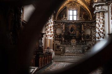 interior of the church