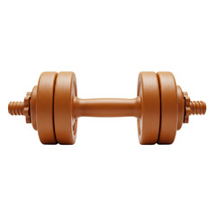 Fototapeta premium dumbbell isolated on white