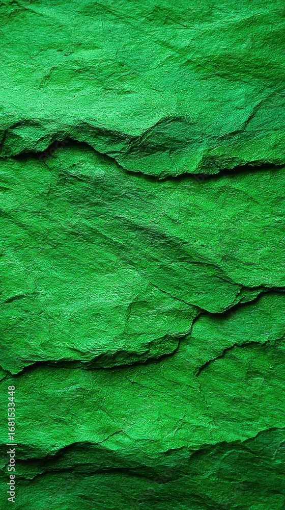 Poster emerald green slate stone texture close up vertical background pattern natural material greenery bac