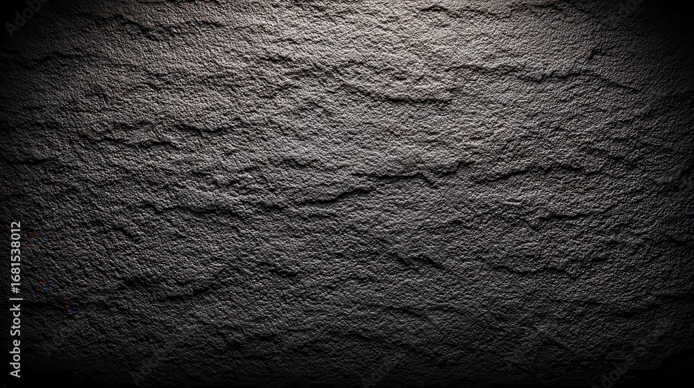 Aufkleber Dark Gray Stone Texture Close Up Shot Showing Rough Surface and Subtle Shadows for Background Element