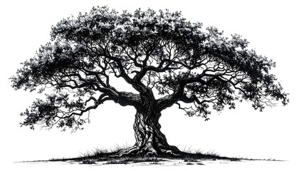 tree silhouette vector