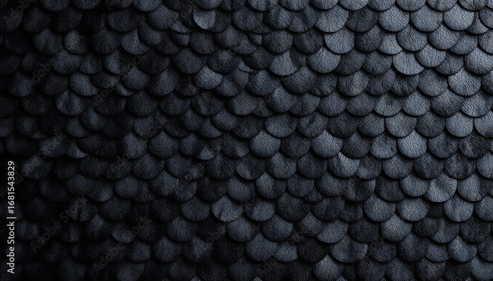 Aufkleber dark overlapping circular shapes create a textured repeating pattern reminiscent of a scaled surface