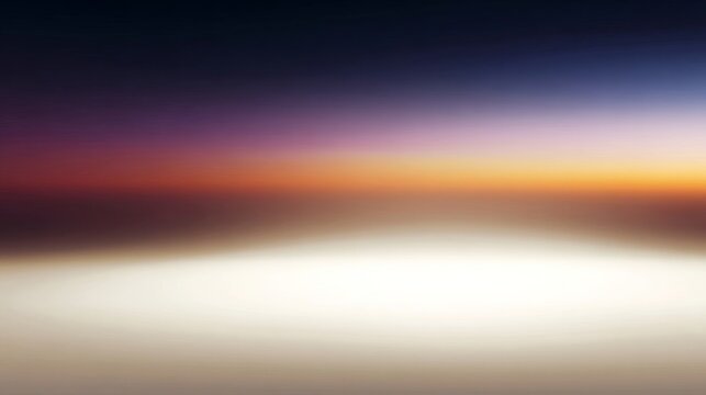 A smooth gradient of warm colors transitions from deep dark blue to bright phosphorus yellow-white against a subtle dark