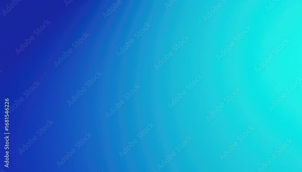 Aufkleber subtle gradient from deep royal blue fading into bright cyan and turquoise creating a clean abstract